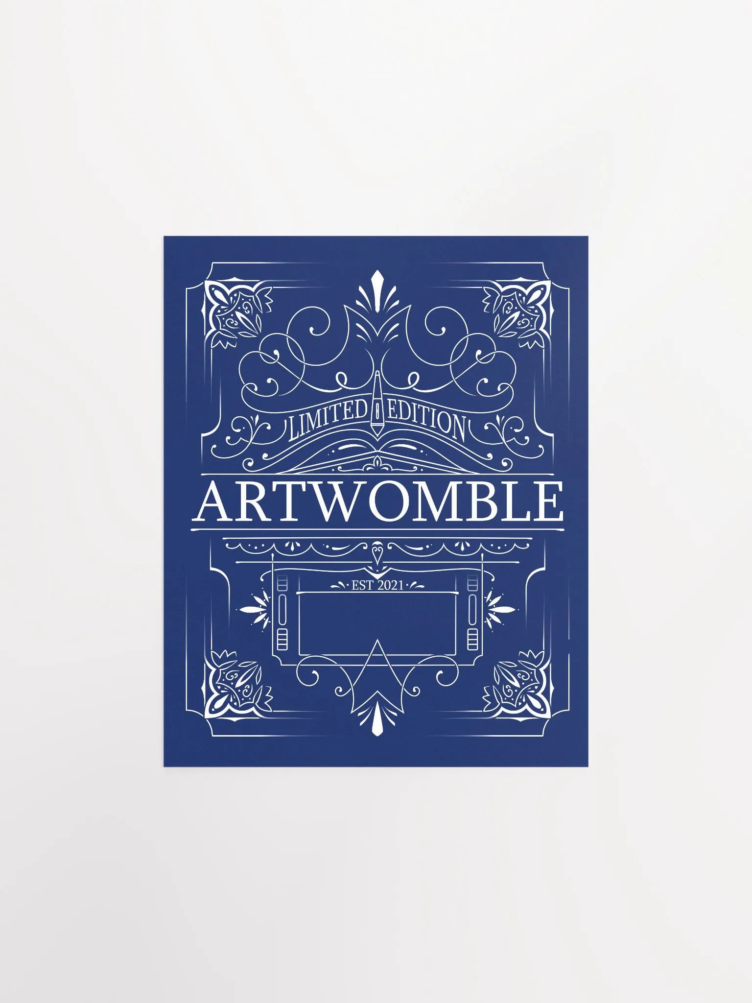 Artwomble Poster - Blue product image (1)