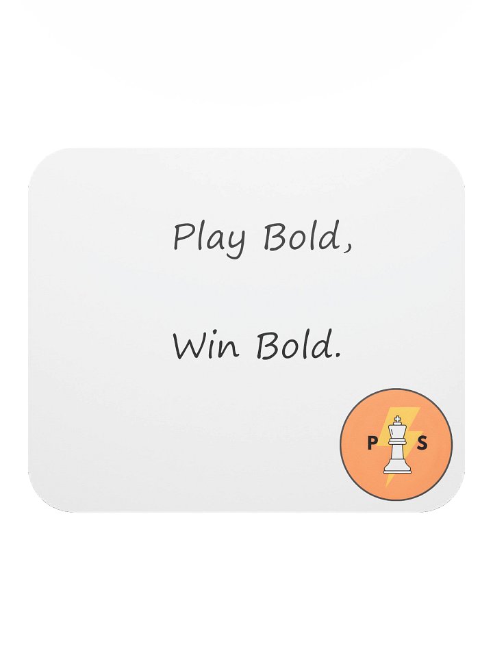 "Play Bold, Win Bold" Premium Gaming Mousepad product image (2)