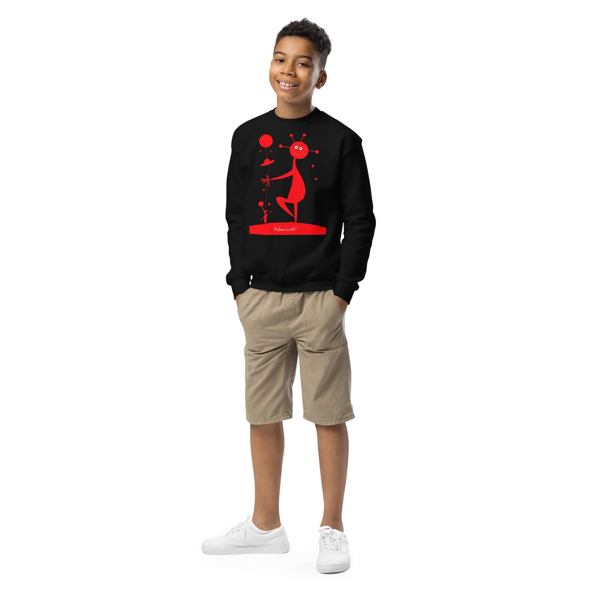 Gildan Youth Crew Neck Sweatshirt product image (1)