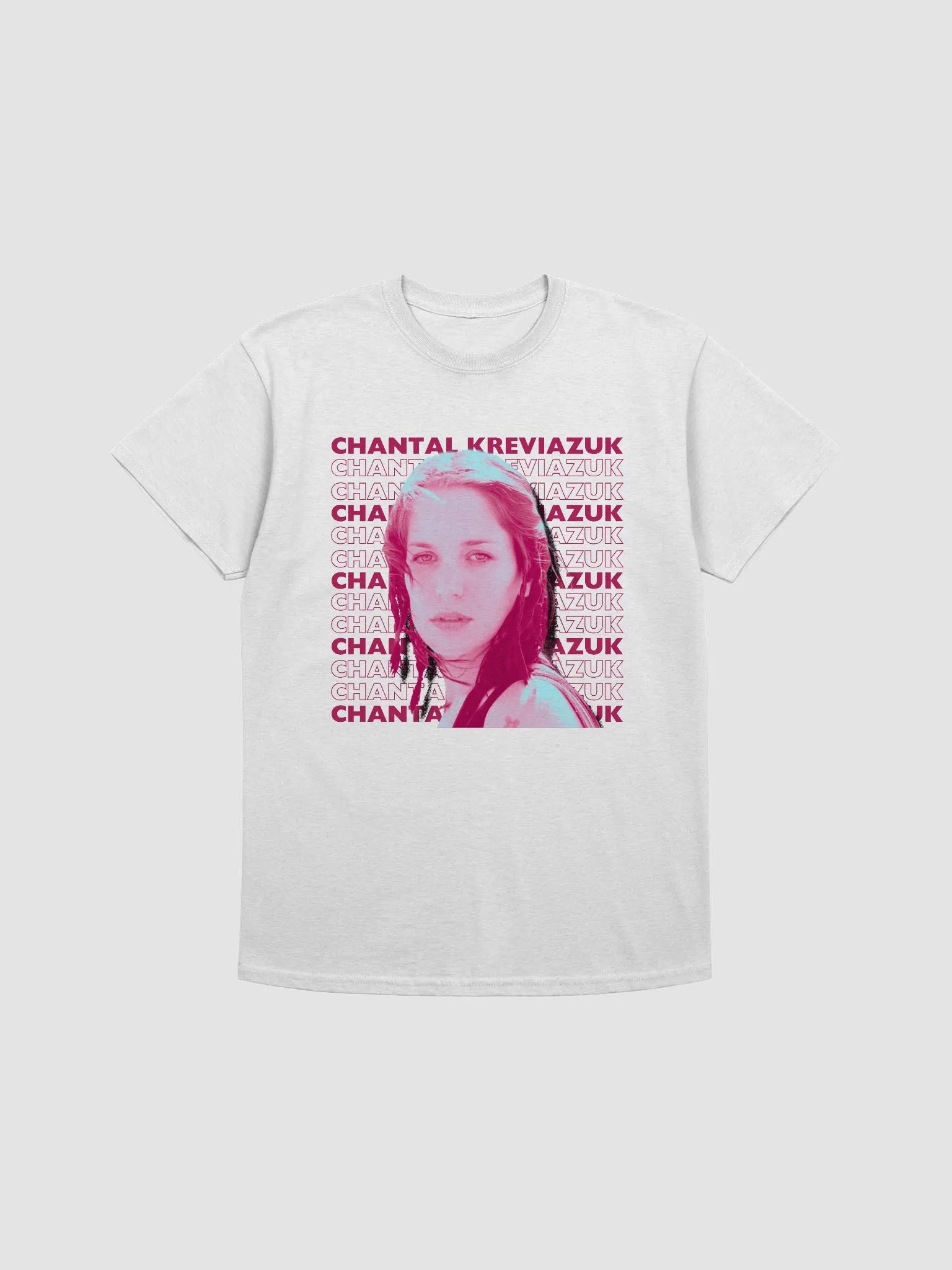 COLOUR MOVING AND STILL RETRO PINK TEE product image (45)