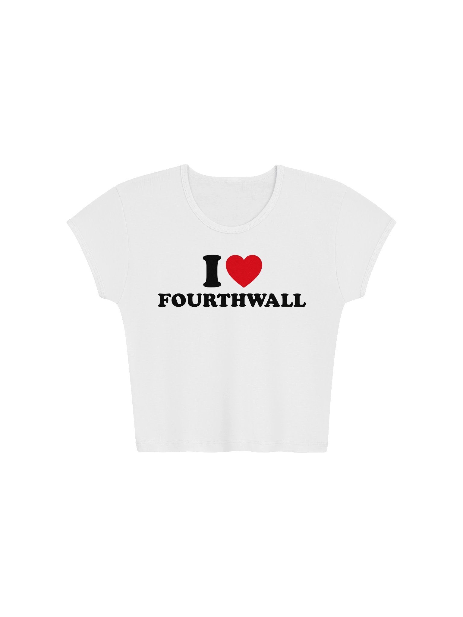 I Love Fourthwall Baby Tee product image (1)