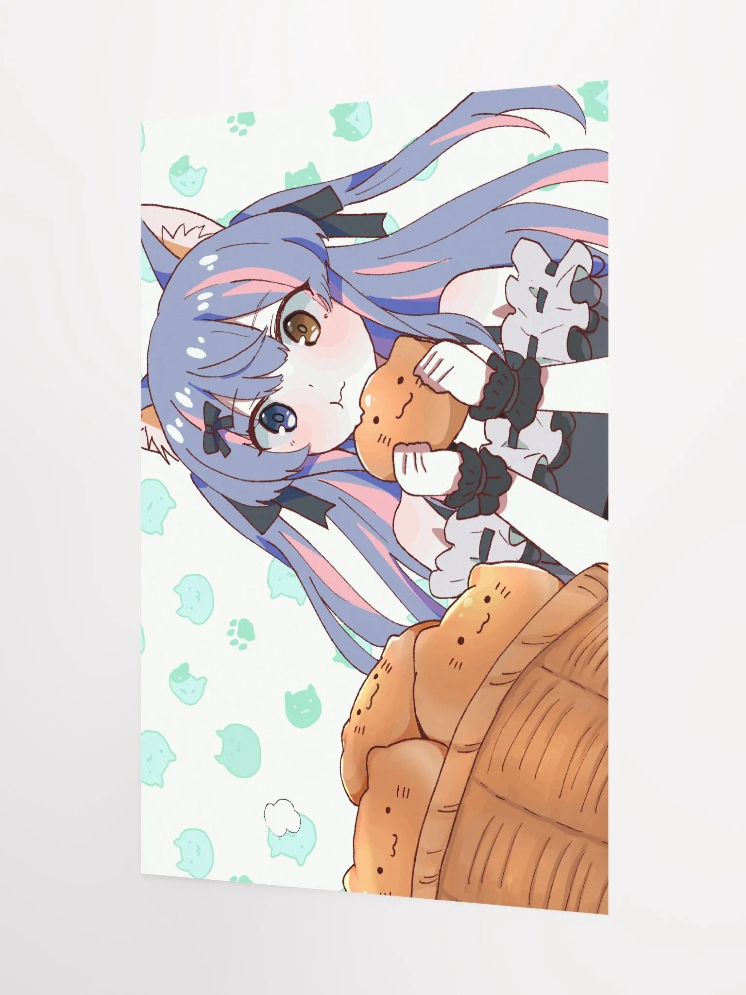 Neko Eating Poster product image (3)