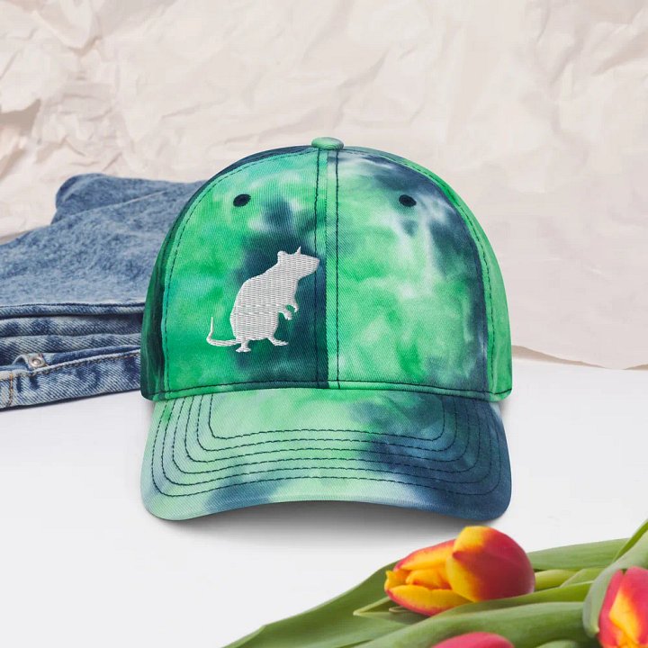 Tie dye rat hat product image (1)