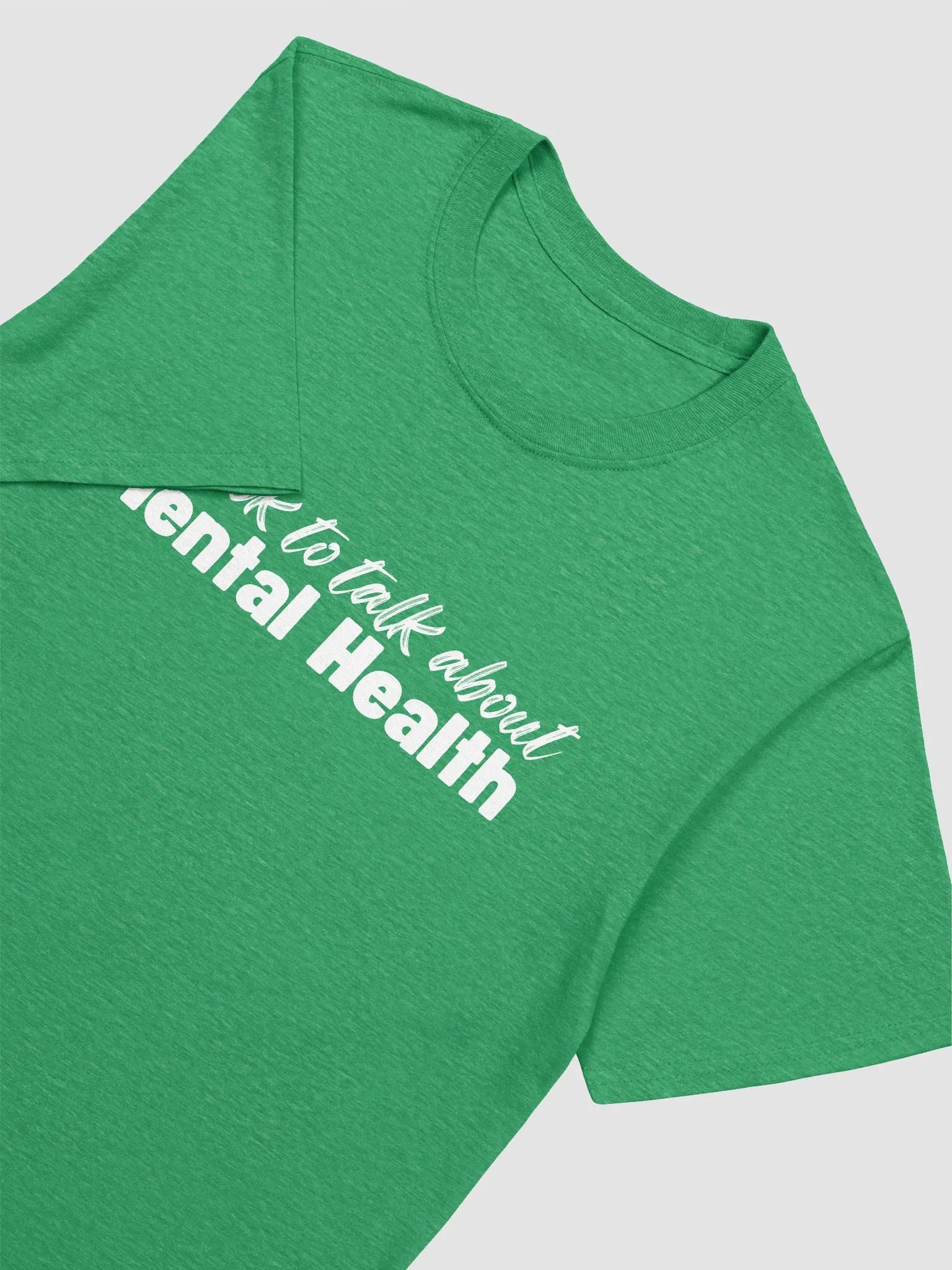 It’s OK To Talk About Mental Health Script Graphic Tee product image (1)