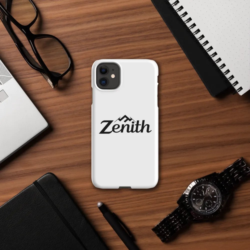 TDS Music Zenith iPhone Case - Glossy White with Mountain Peak Design product image (12)