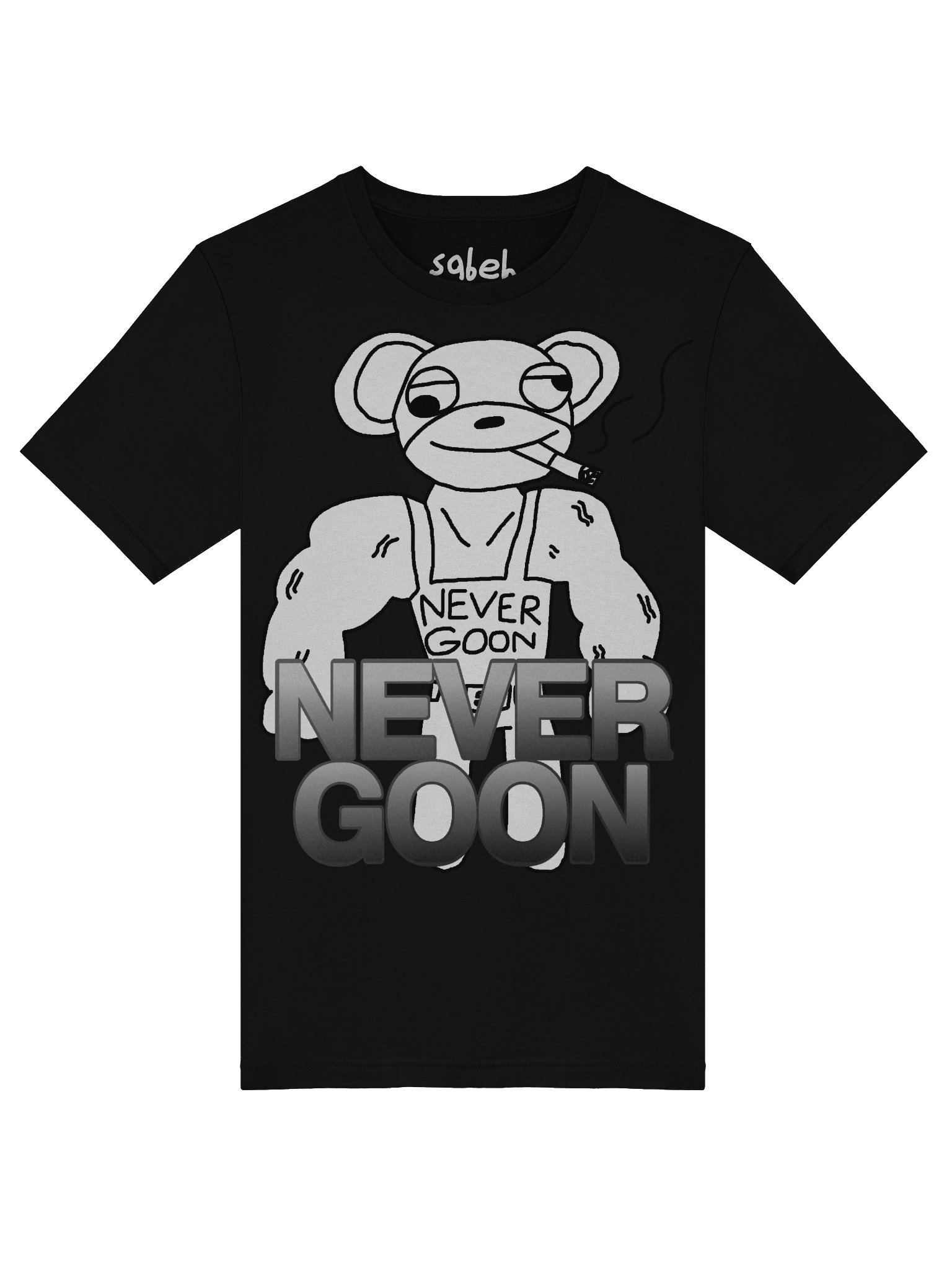 Rizzy Monkey Never Goon T-Shirt product image (5)