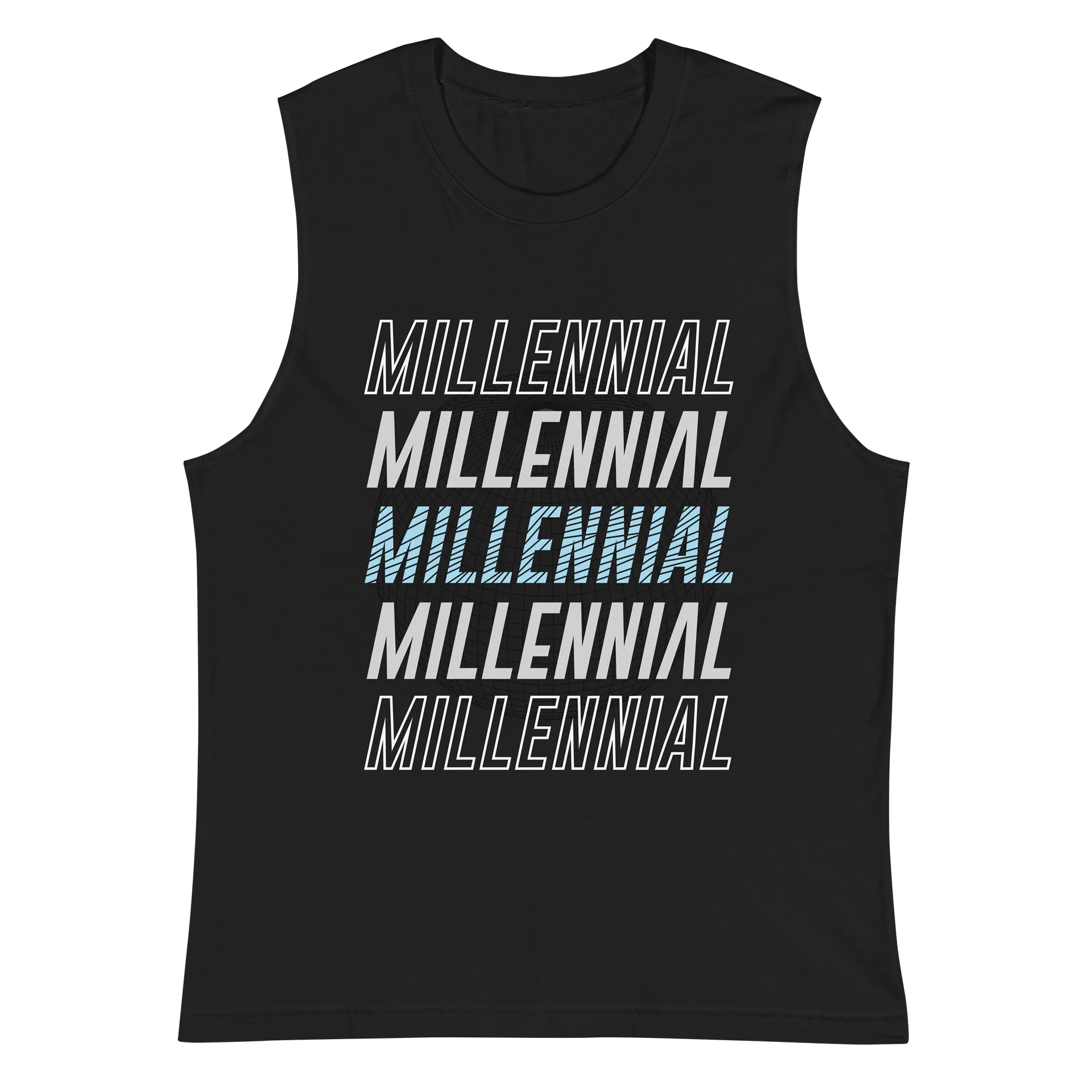 MILLENNIAL REPEAT MEN'S TANK product image (2)