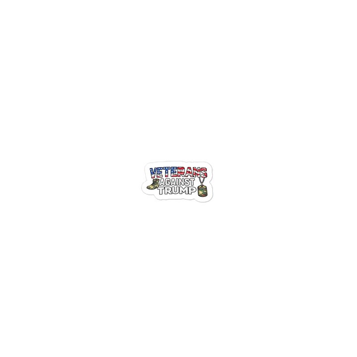 Veterans Against Trump Die-Cut Stickers product image (1)