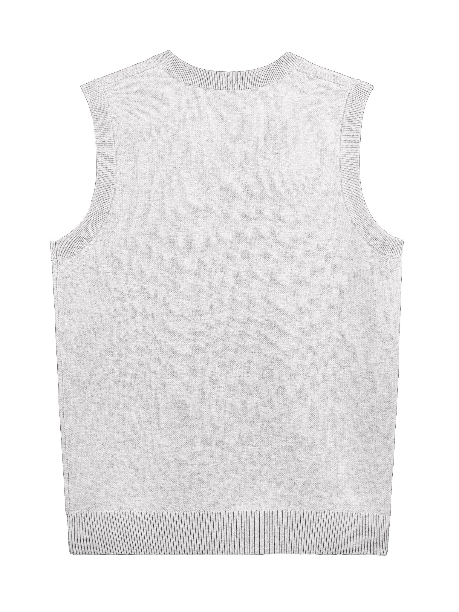 F&F Knitted V-Neck Vest Tournament (WHT) product image (2)