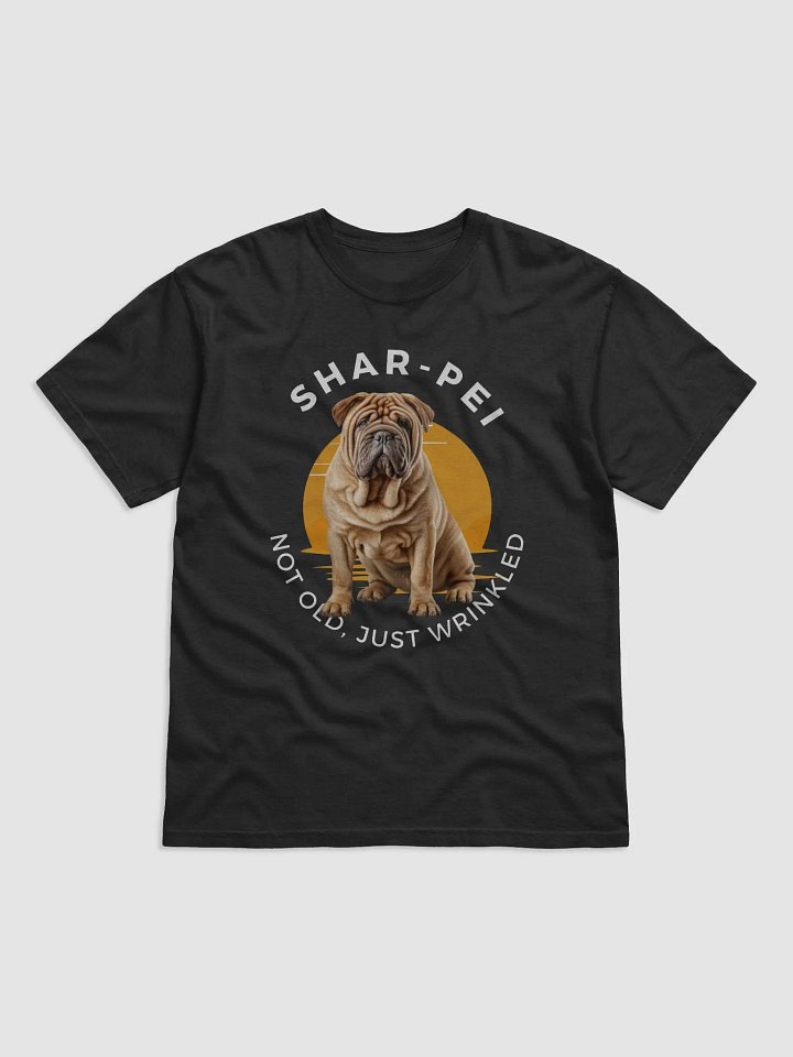 Funny Shar-Pei Dark Color Relaxed Fit T-shirt product image (2)