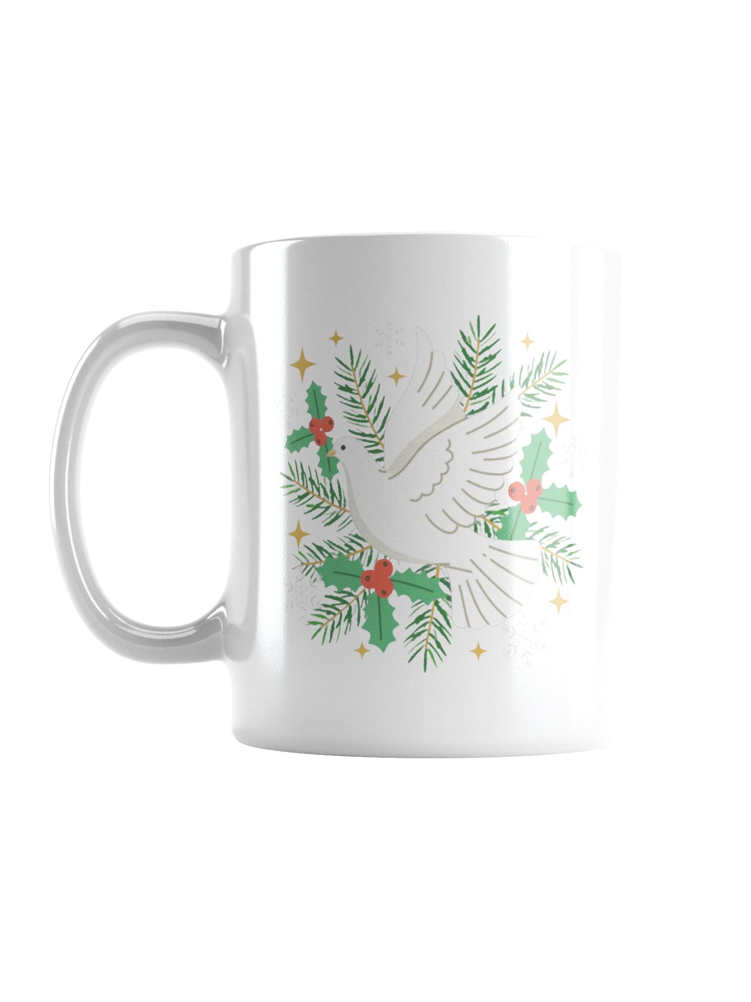 Holiday Dove and Pine Coffee Mug product image (1)