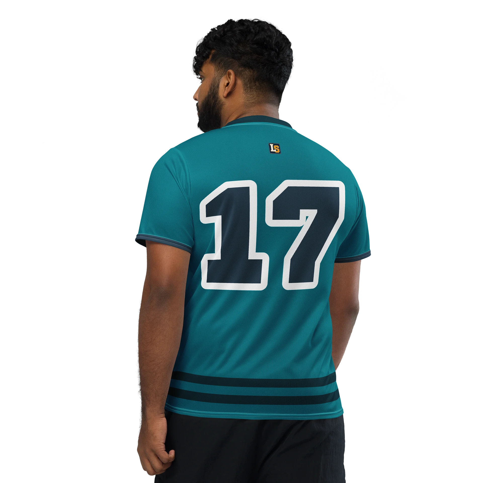 SponsorStack Dark Blue Soccer Jersey product image (3)