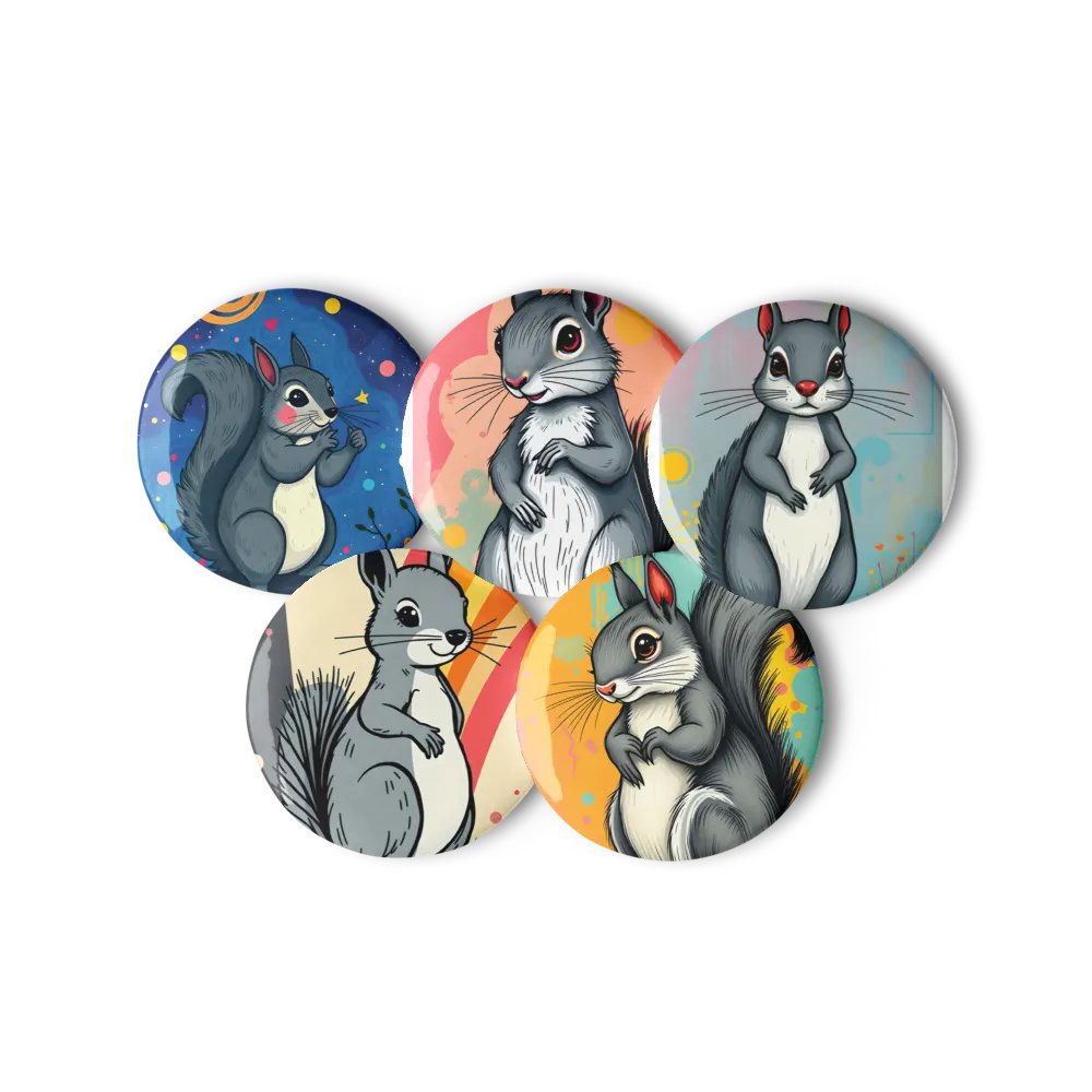 Fluffy Squirrel Pin Collection product image (3)