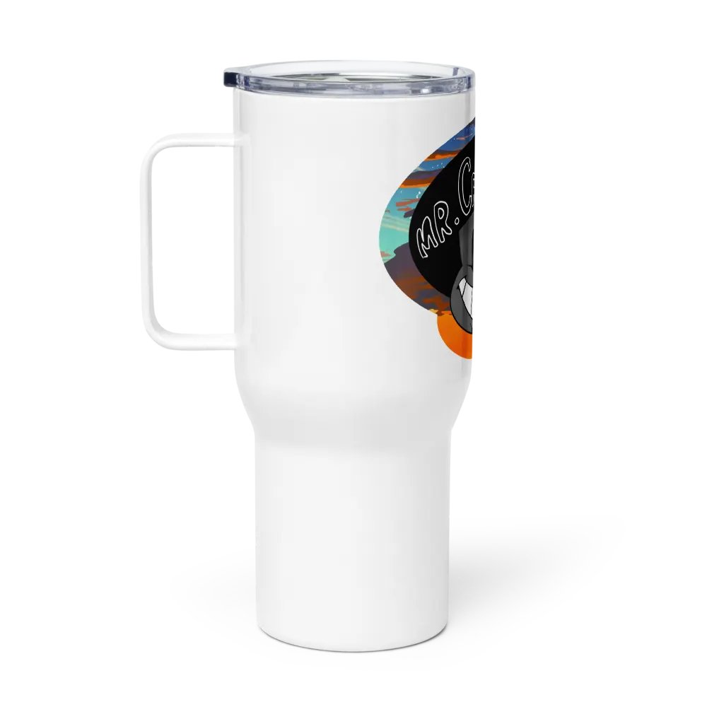 Mr.Crunchee Travel Mug with handle product image (1)