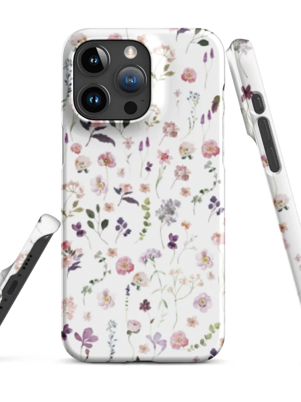 WILDFLOWER WEDDING WATERCOLOR Snap Case product image (1)