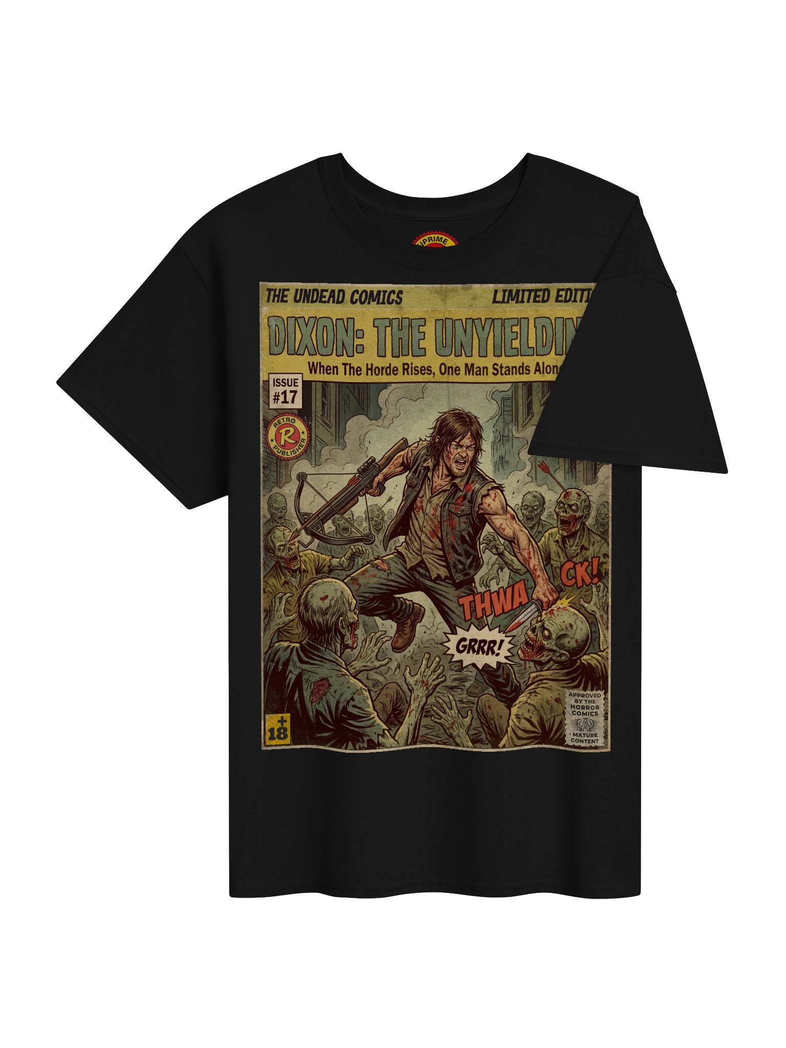 Dixon The Unyielding Comic Art T-Shirt product image (4)