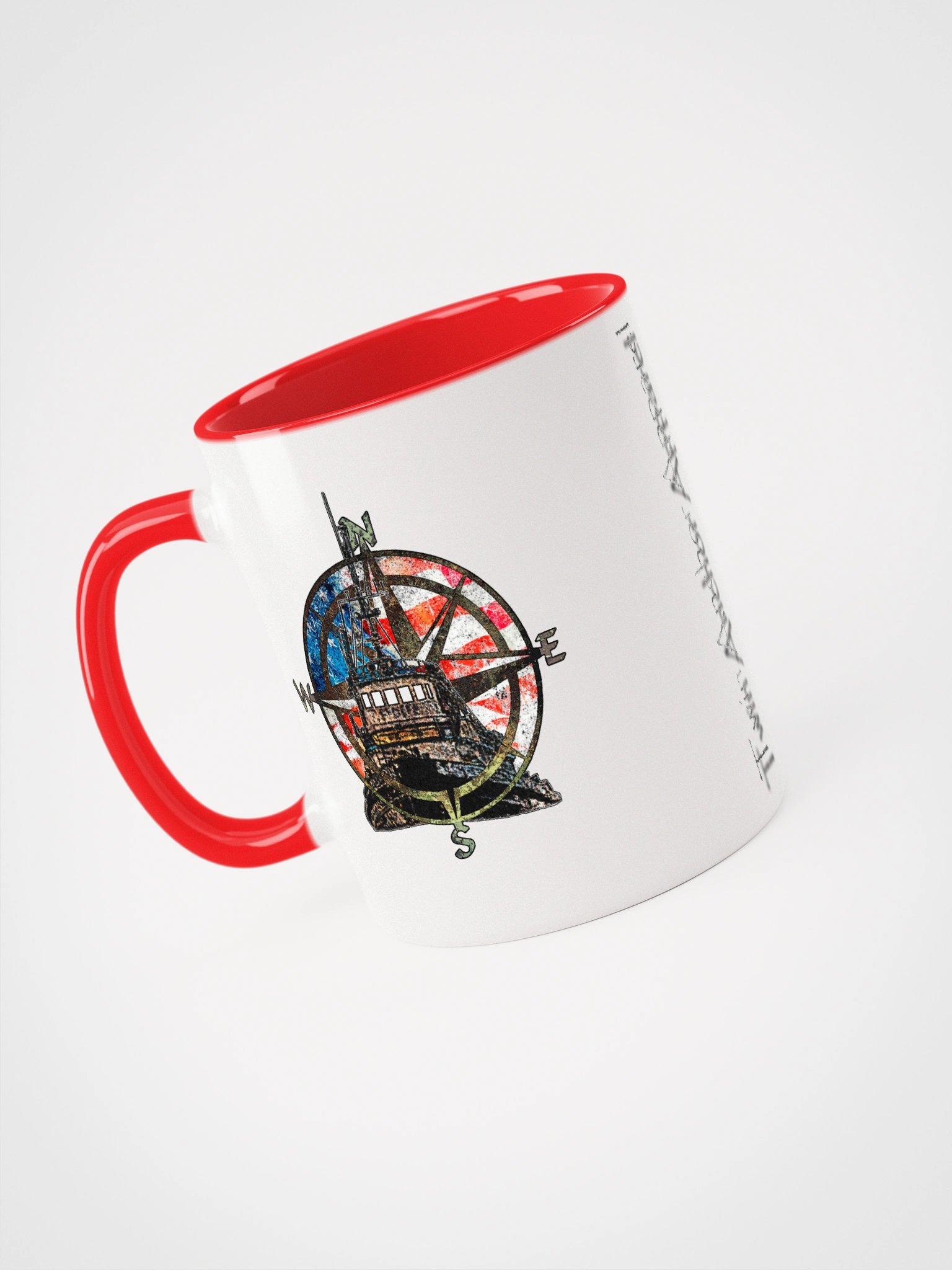 Compass Rose Pacific Falcon Flage Mug 11oz & 15oz product image (3)