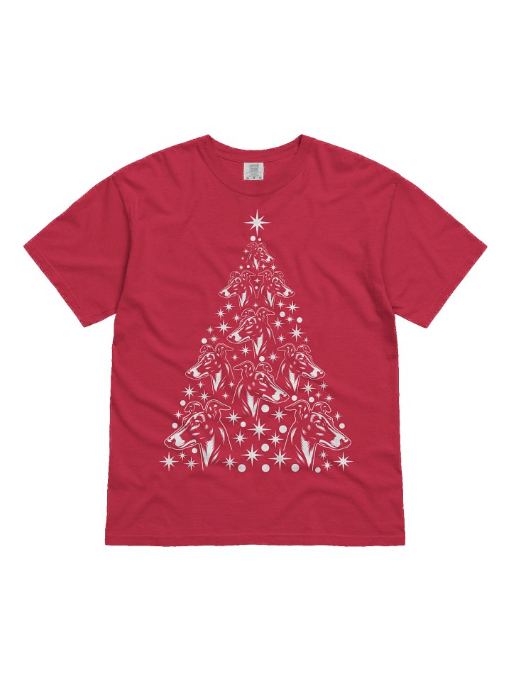 Greyhound Christmas Tree T-Shirt product image (2)