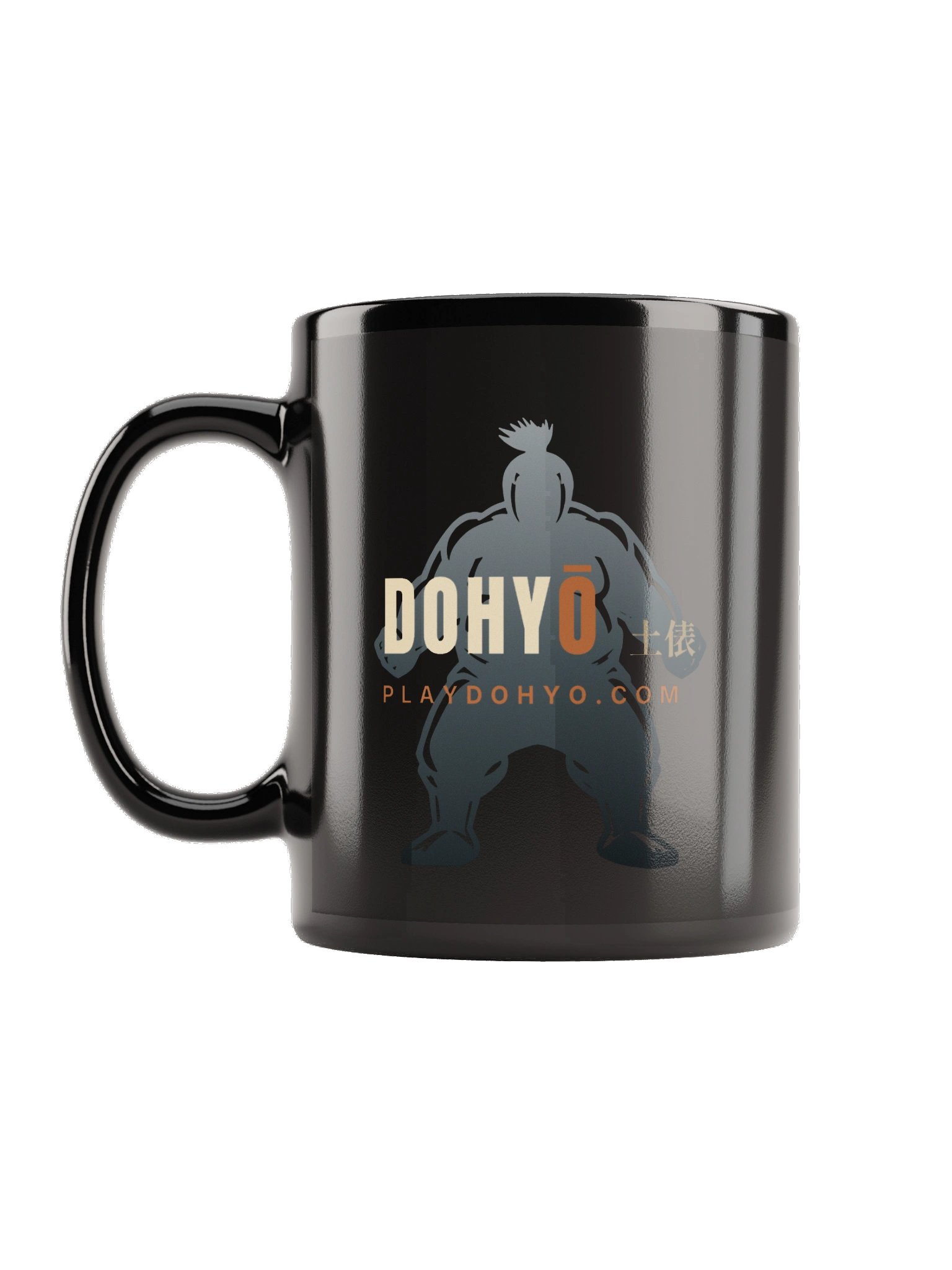 DOHYŌ Mug — Black Glossy product image (1)