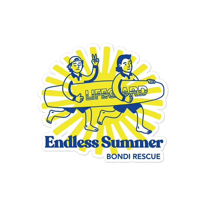 Endless Summer Lifeguard Graphic ☀️ Sticker product image (1)