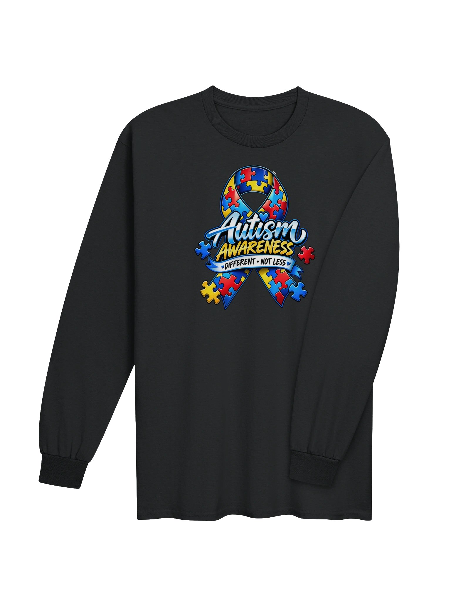 Blacktop Brand "Autism Awareness" Long-Sleeve Tee product image (4)