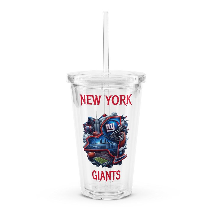 New York 1 Cityscape Clear Tumbler (16 oz) product image (1)