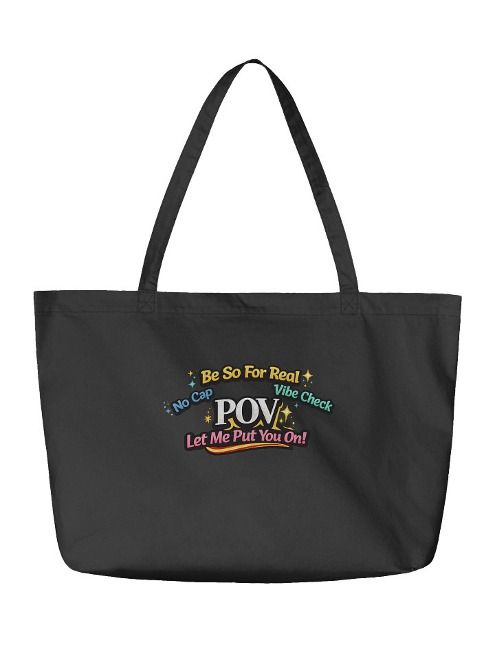 POV Vibe Check Organic Tote product image (3)