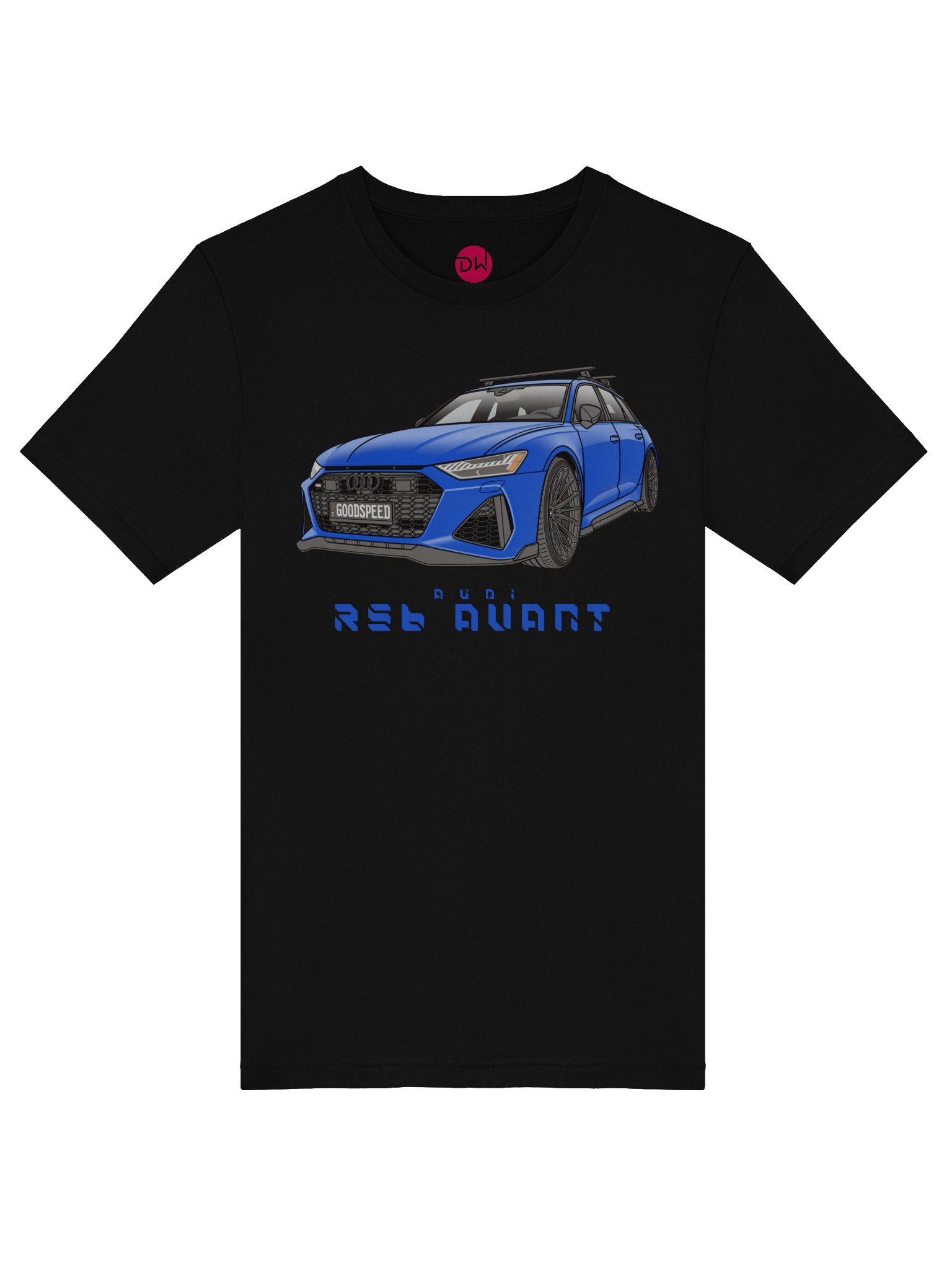 Ultra Blue Audi RS6 Avant Shirt (Retro, Sketch, Silhouette) product image (42)