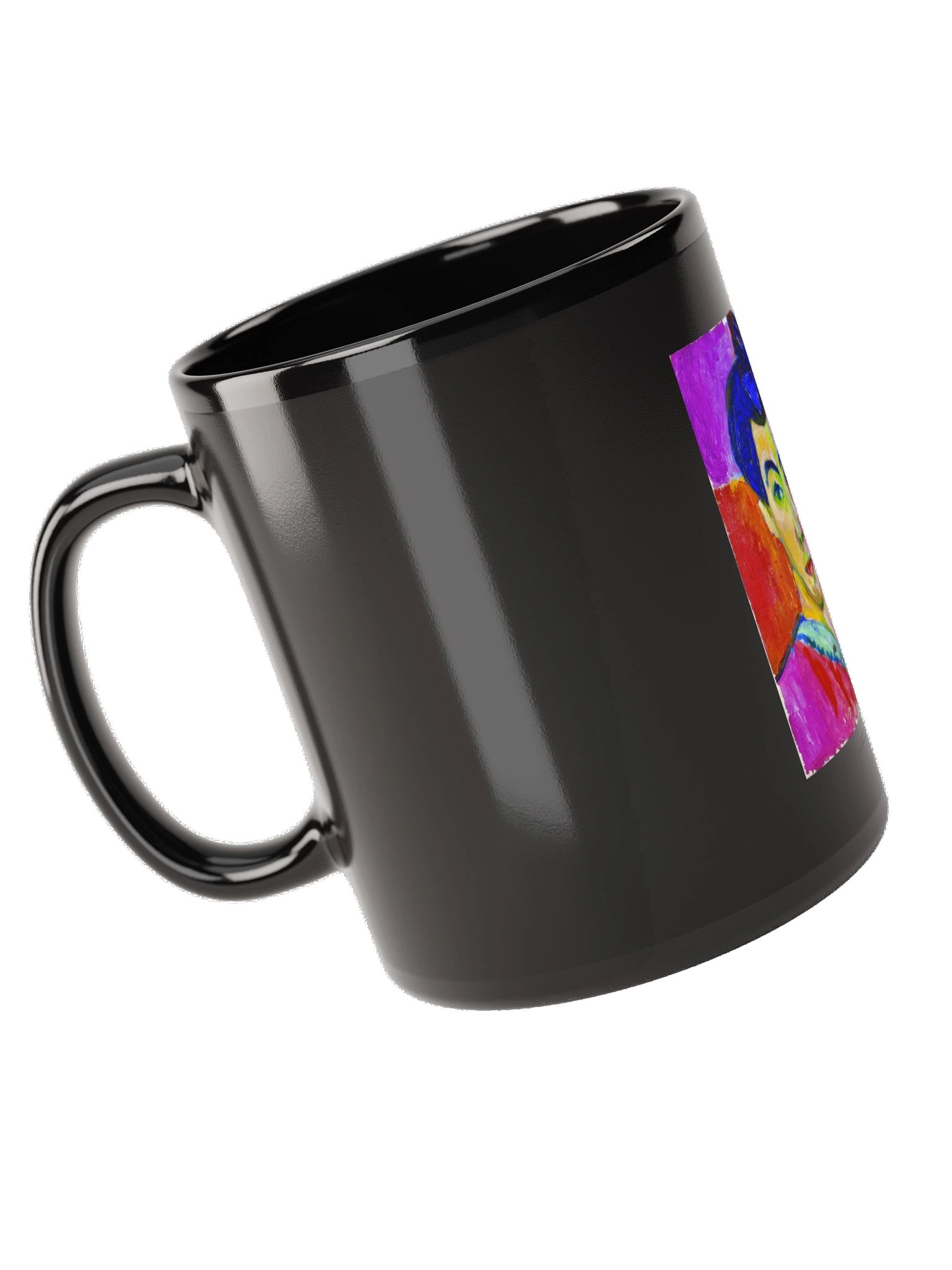 The Green Stripe — Black Mug product image (5)