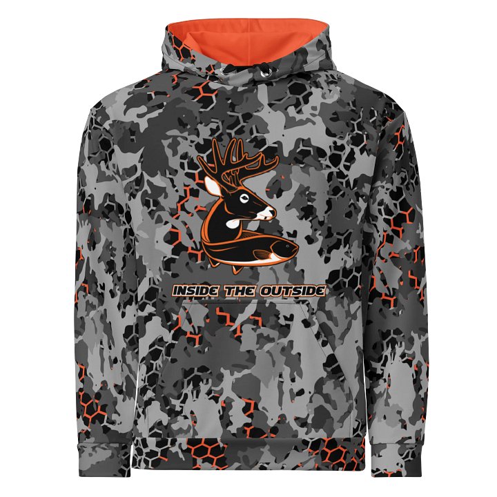 ITO Orange Stealth Hive Camo Hoodie product image (1)