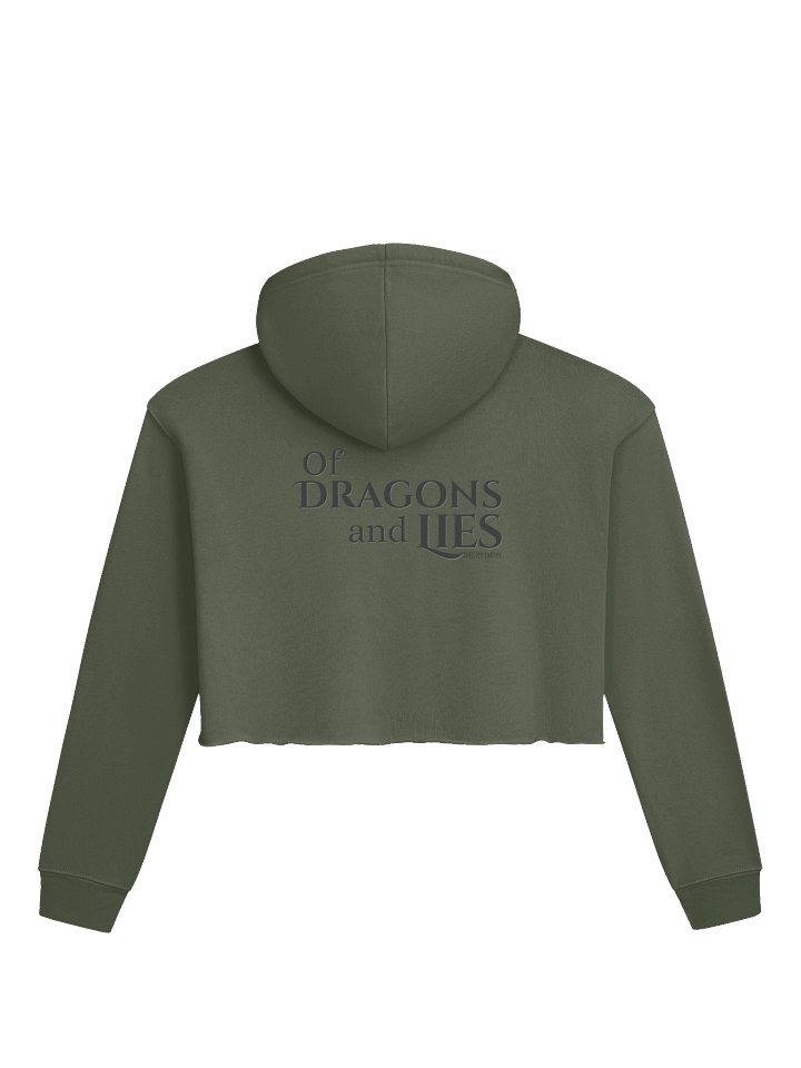 Of Dragons and Lies | Bleeding Secrets Cropped Hoodie product image (3)