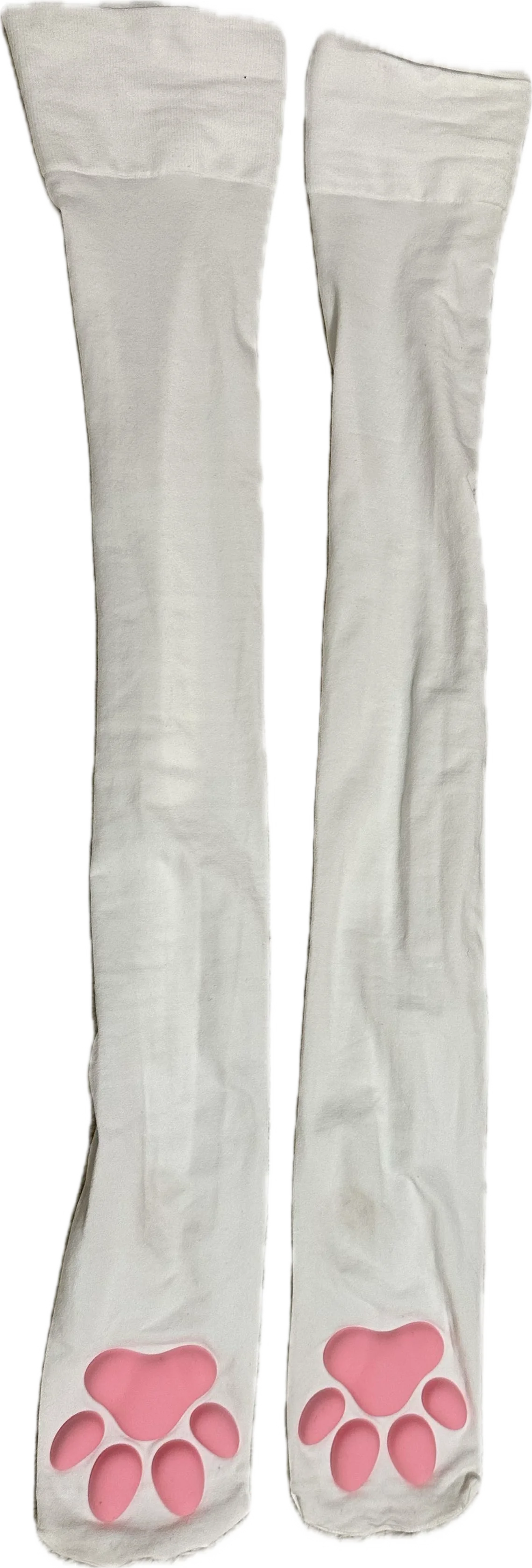 Cat paw thigh high socks product image (1)