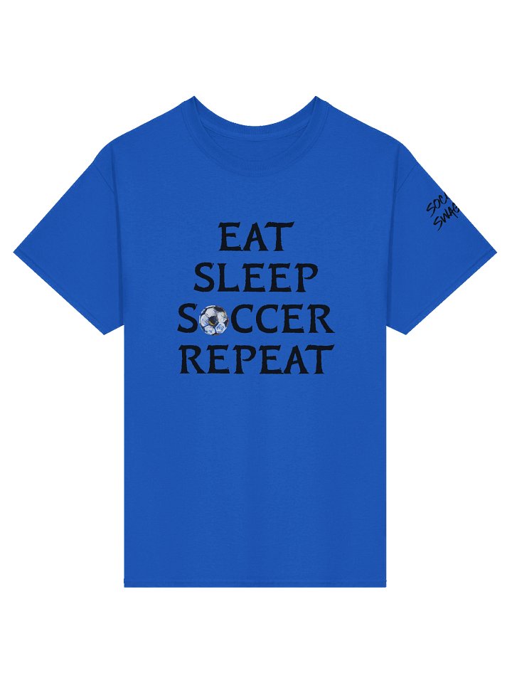 Eat Sleep Soccer Repeat Black Print Tee product image (1)