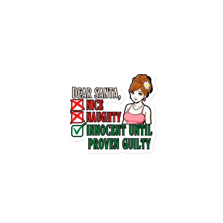 DEAR SANTA, INNOCENT UNTIL PROVEN GUILTY product image (1)
