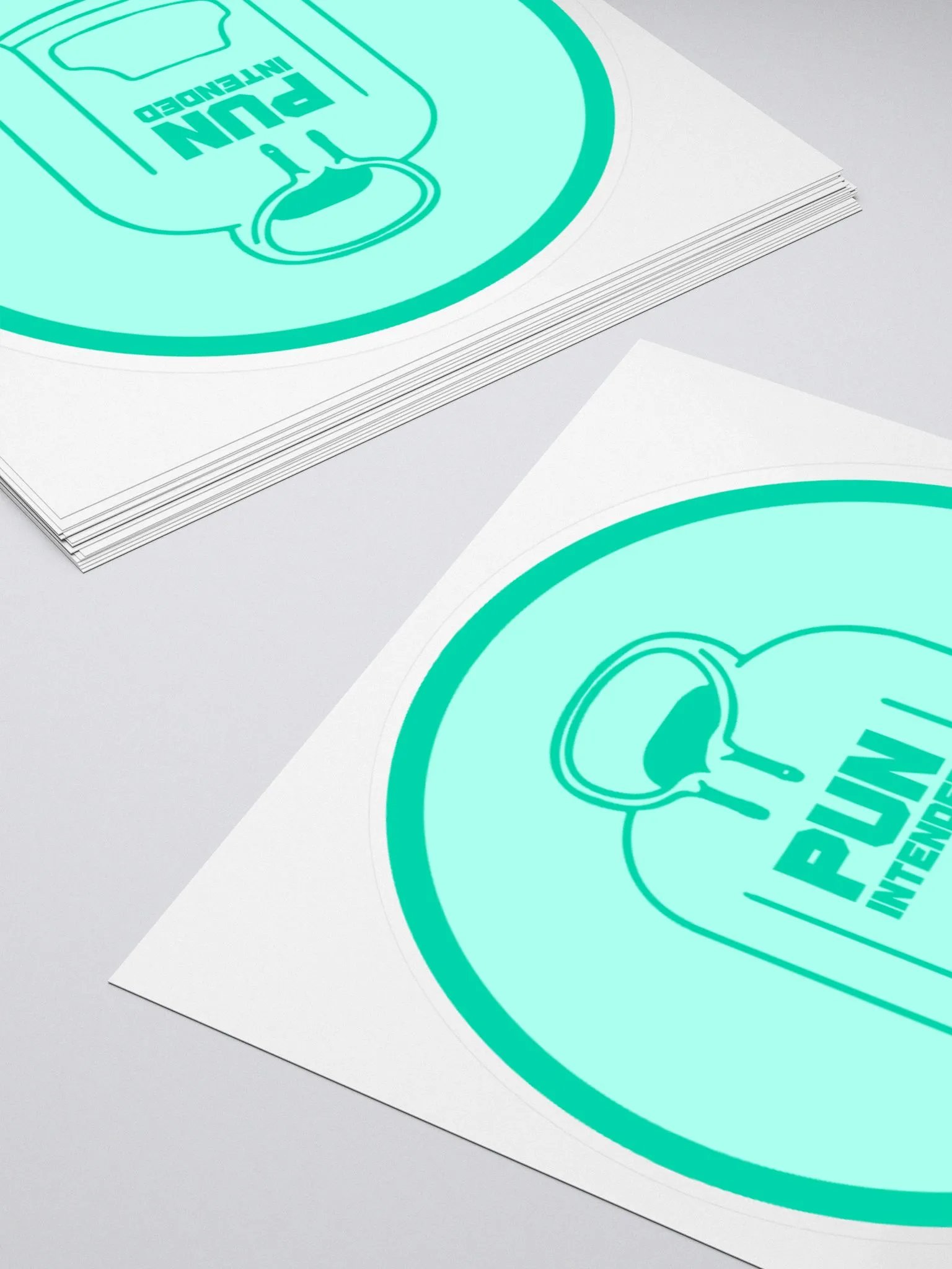 Pun-Intended Socials Logo Sticker product image (4)