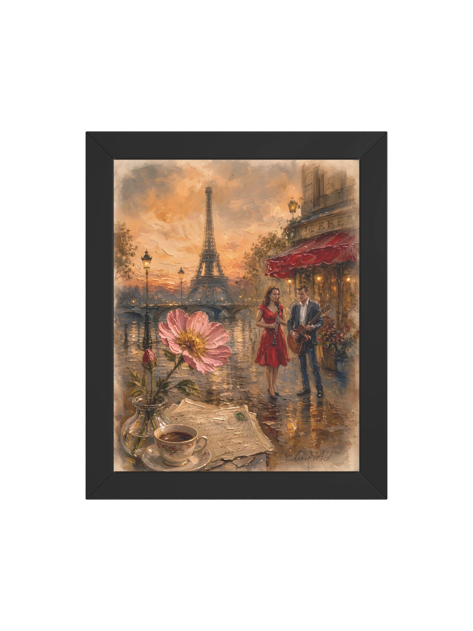 Petite Fleur – Framed Romantic Paris Wall Art by Elixir AJ product image (15)