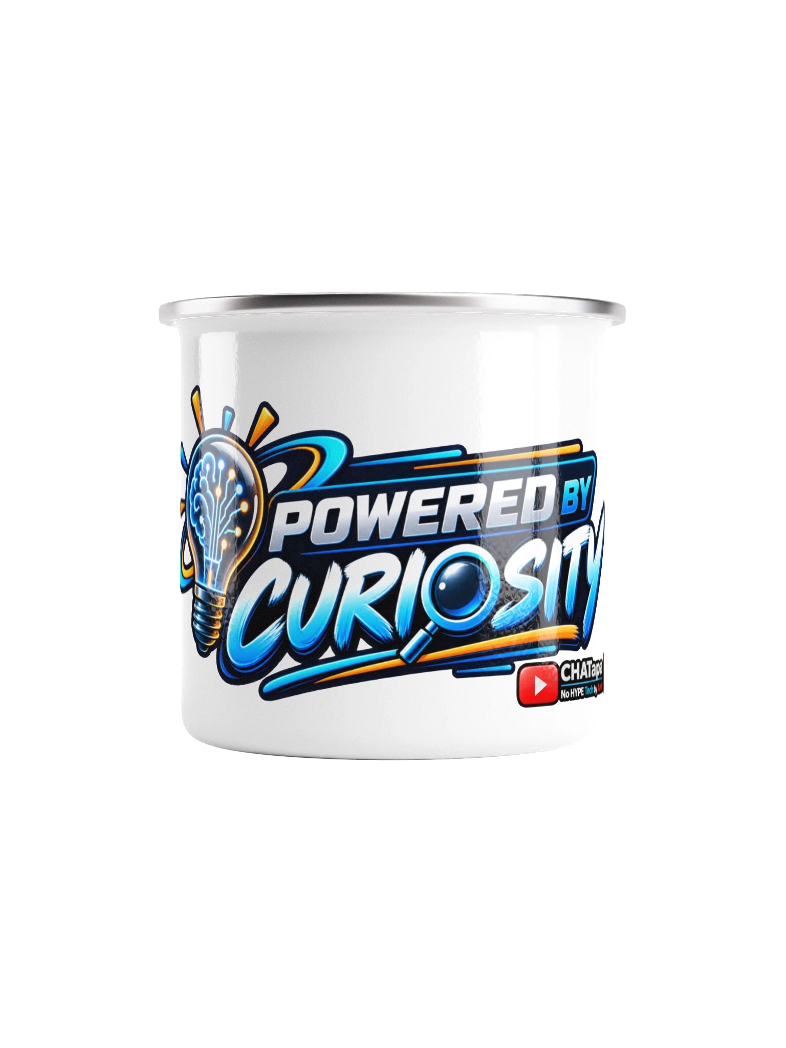 Powered by Curiosity – CHATapa Mug product image (4)