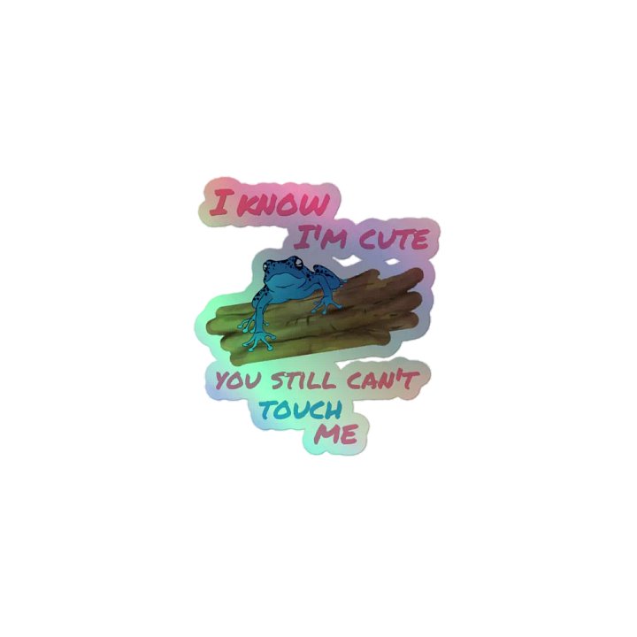 don't touch me - sticker product image (1)