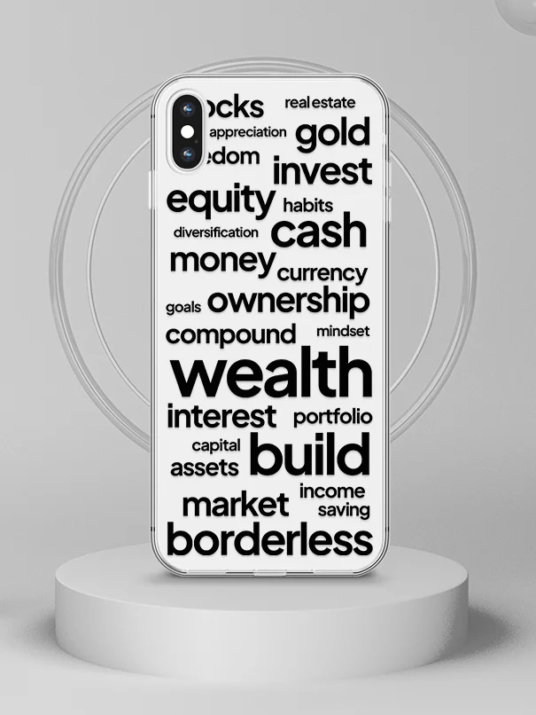 Wealth Builders Phone Case (Black Text) product image (3)