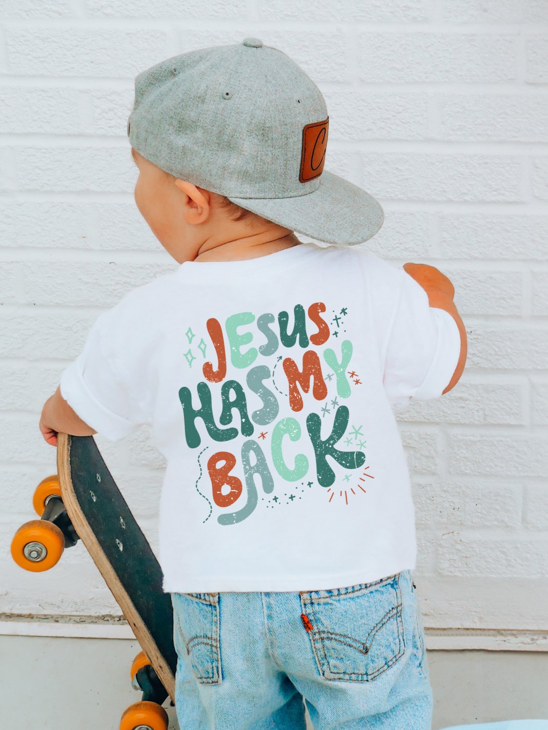 Jesus Has My Back / Little Disciple Kids Tee product image (2)