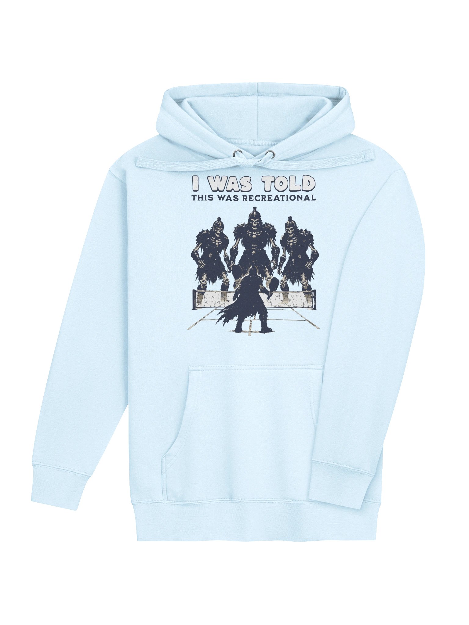 I Was Told This Was Recreational Hoodie – Funny Pickleball Hoodie product image (27)