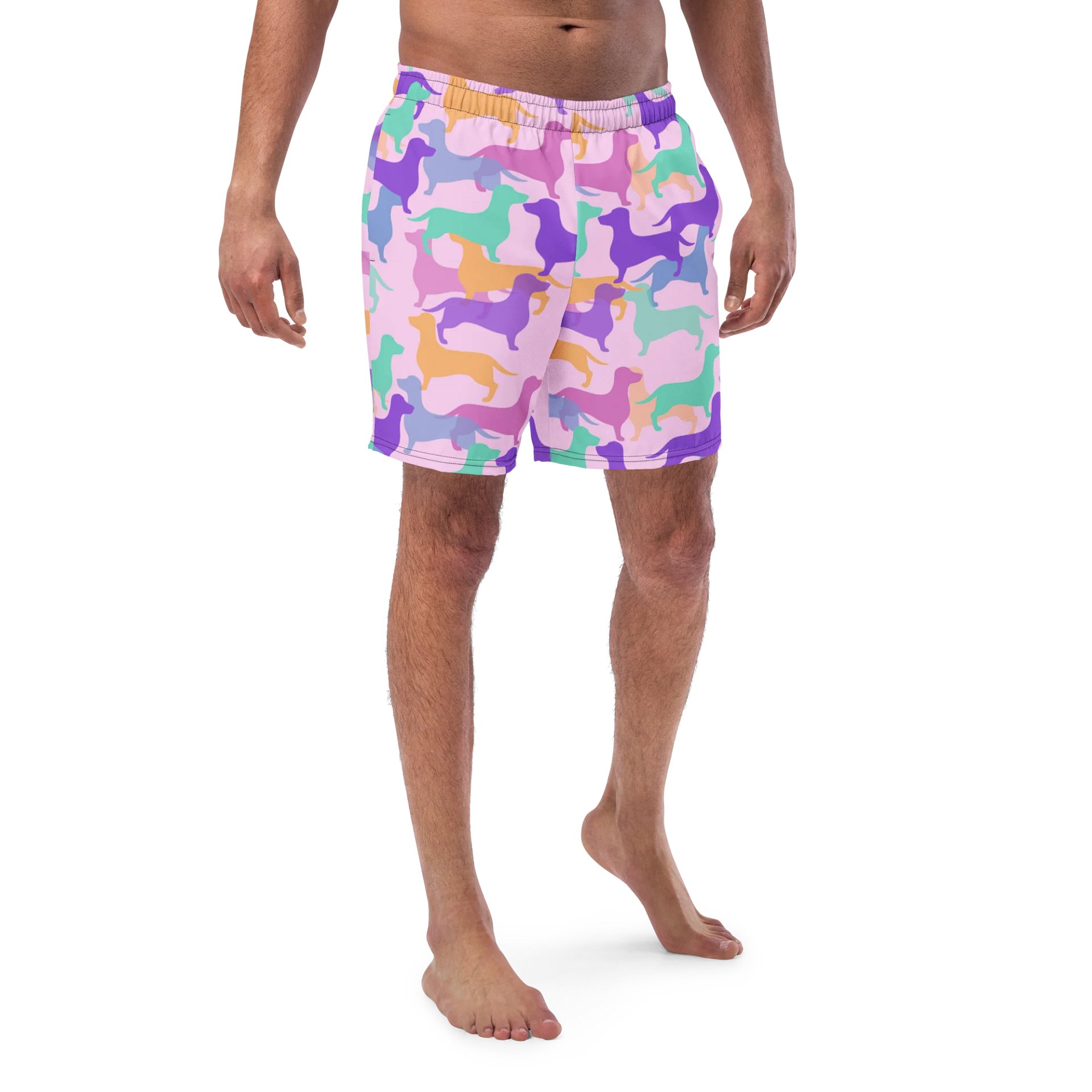 Pastel Camo Hughie Swim Shorts product image (1)