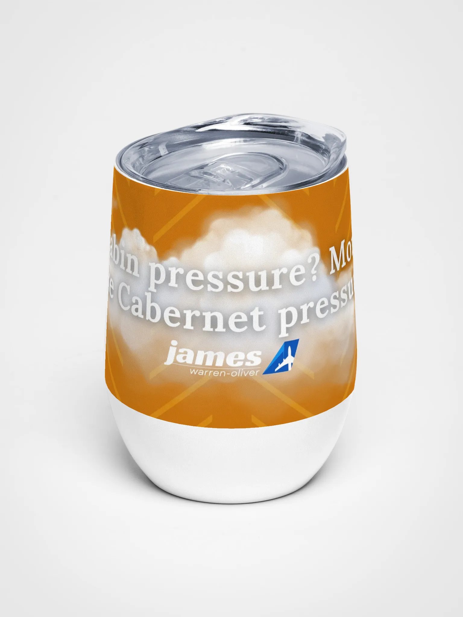 🍷 Cabin Pressure? More Like Cabernet Pressure! - Traveller’s Wine Tumbler product image (1)