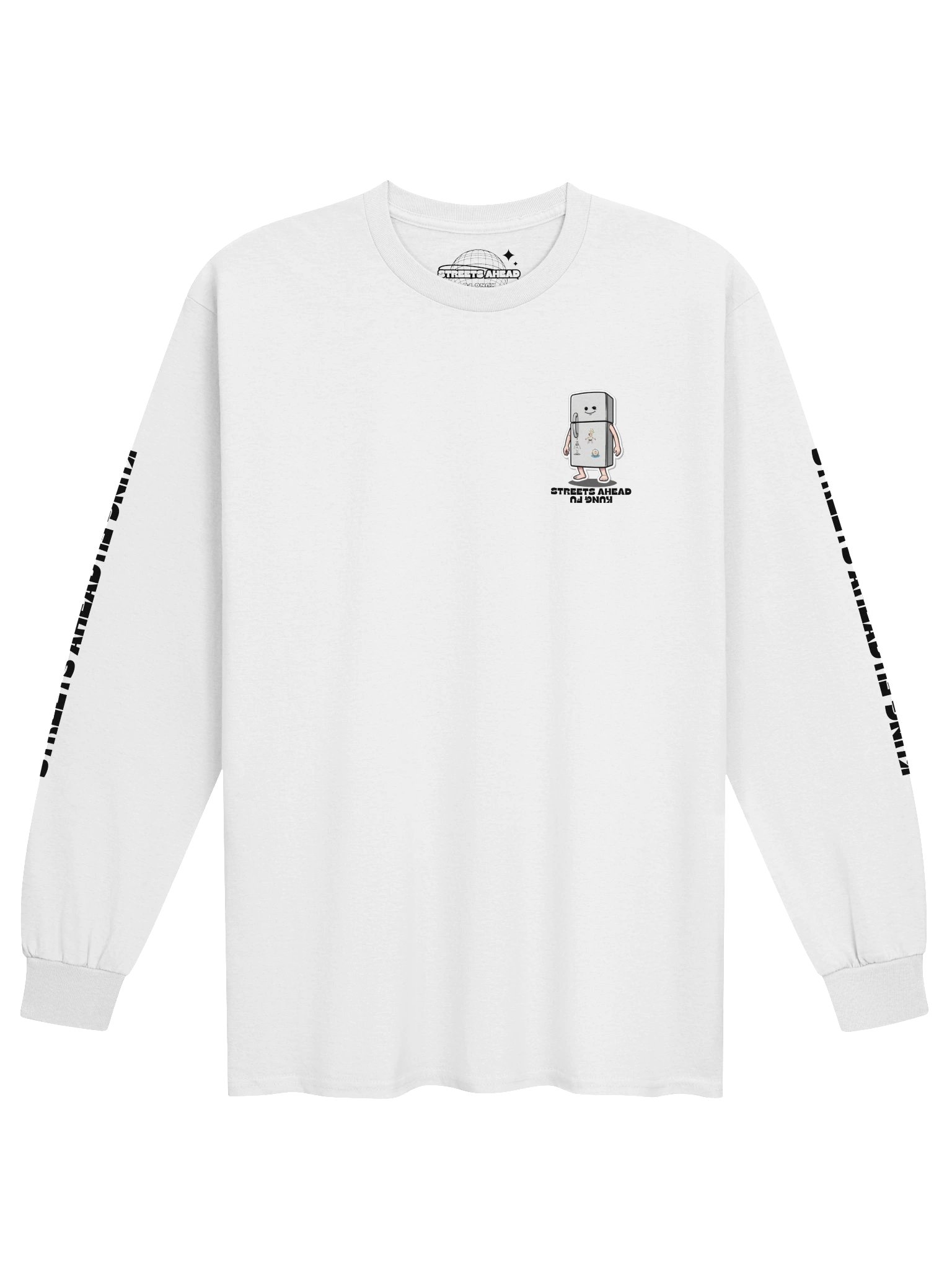 The Floating Fridge - Long Sleeve Shirt - White product image (2)