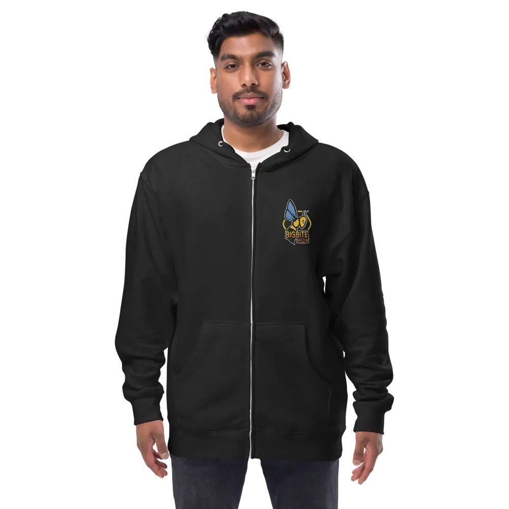 #TeamBIGBITE Embroidered Zip Hoodie product image (2)