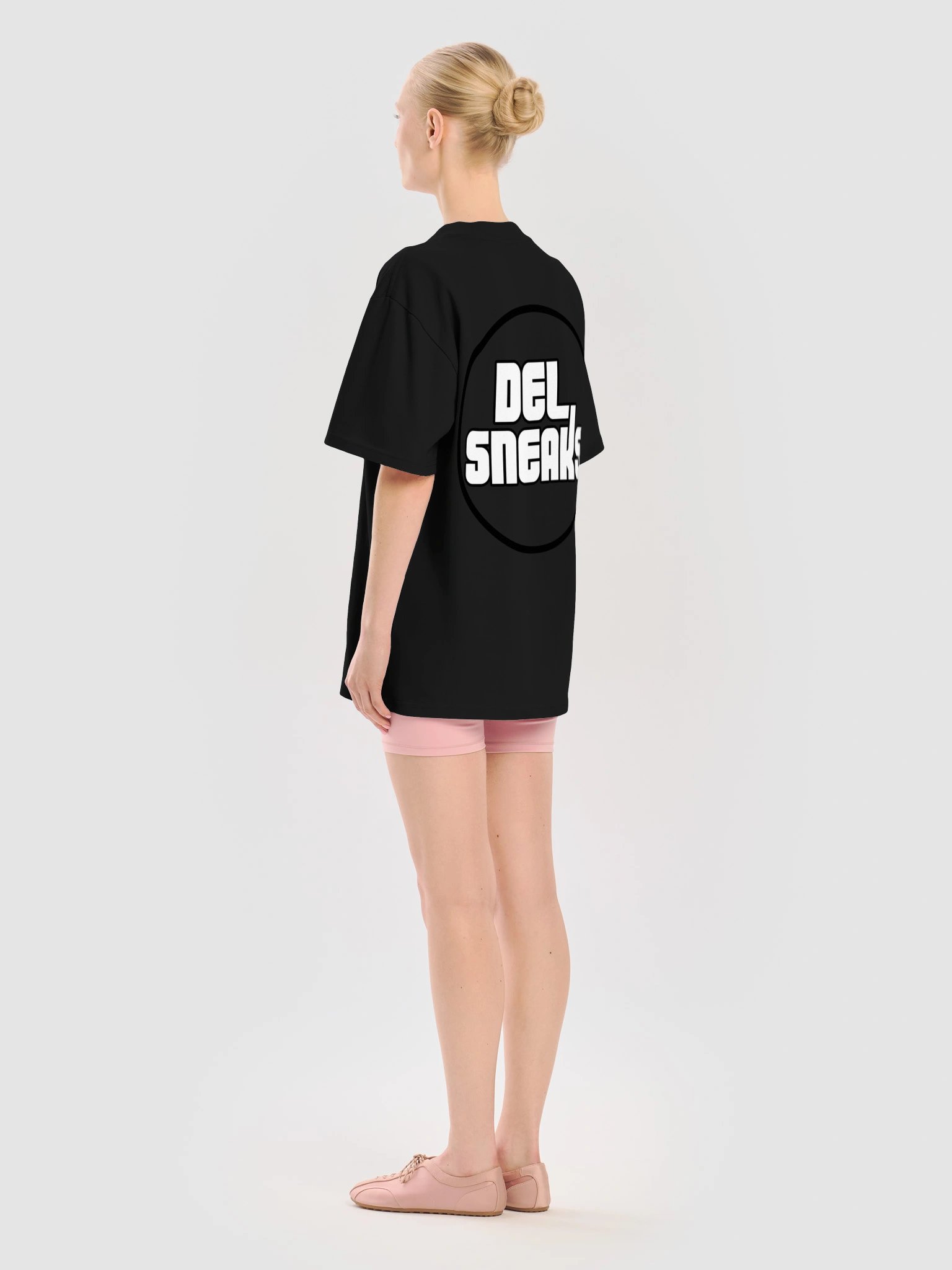 F&B Circular Logo Oversized T-Shirt Black product image (12)