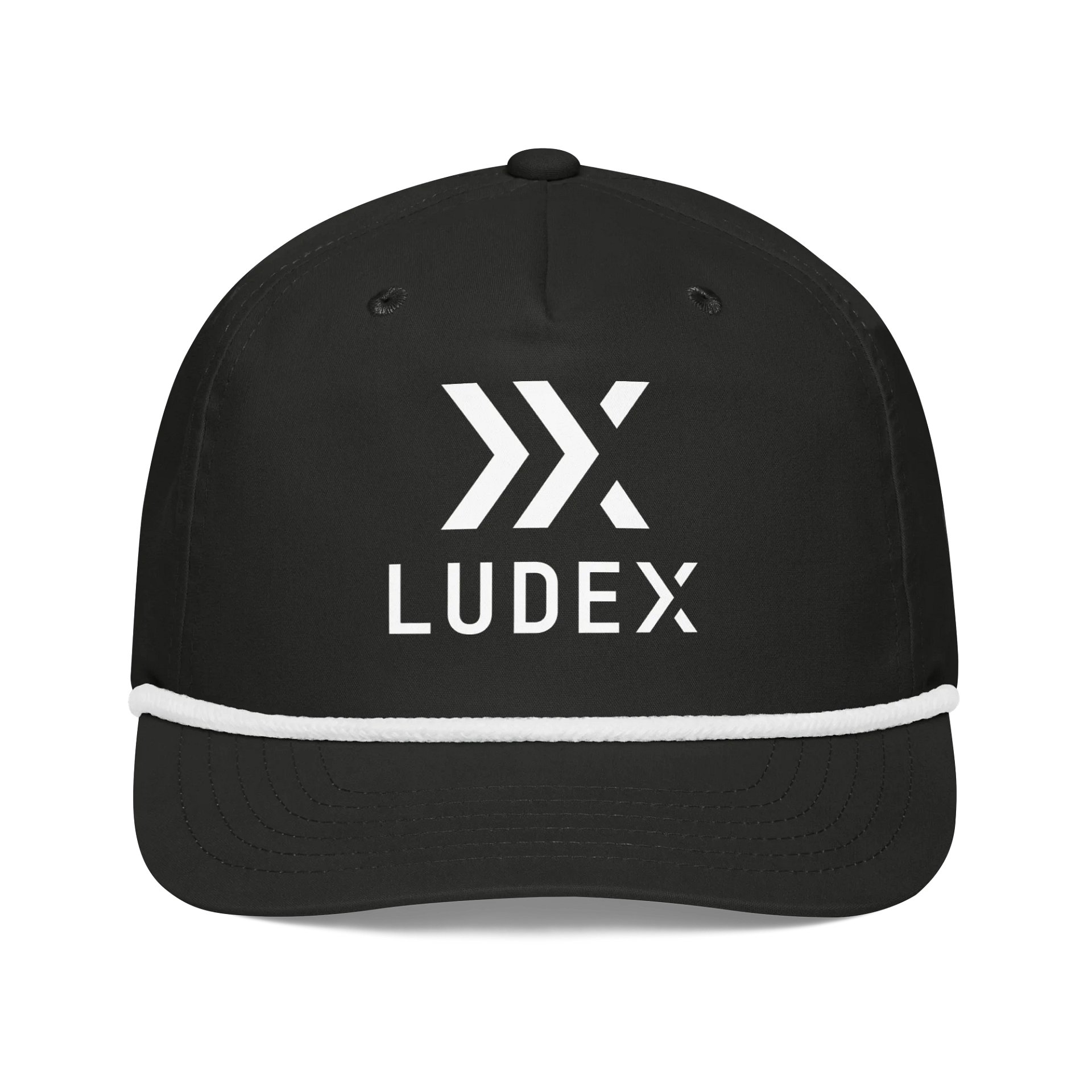 Black & White Ludex Rope Hat product image (1)