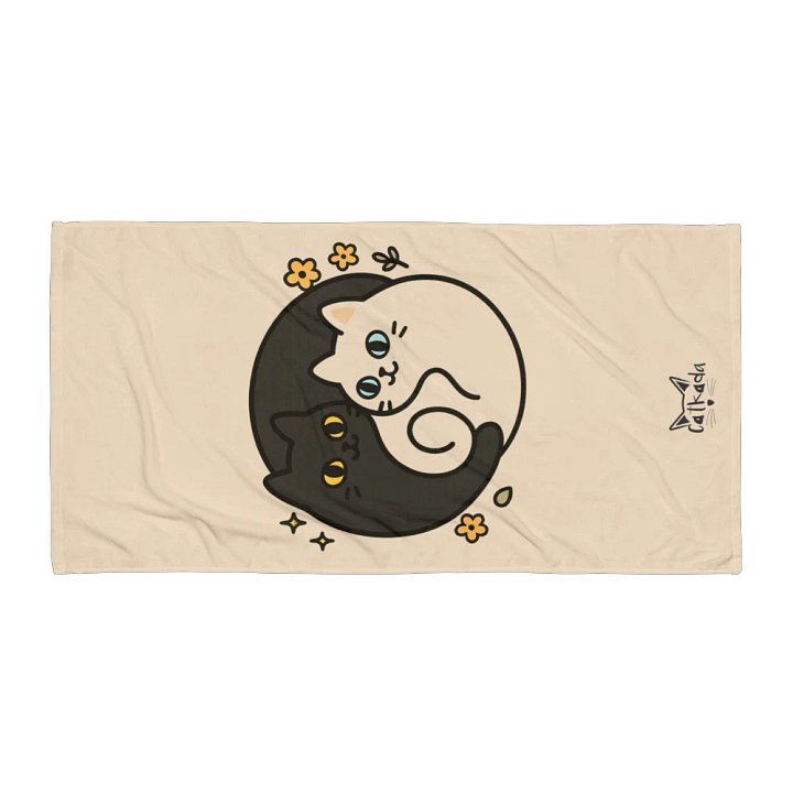 YIN AND YANG BEACH TOWEL product image (1)