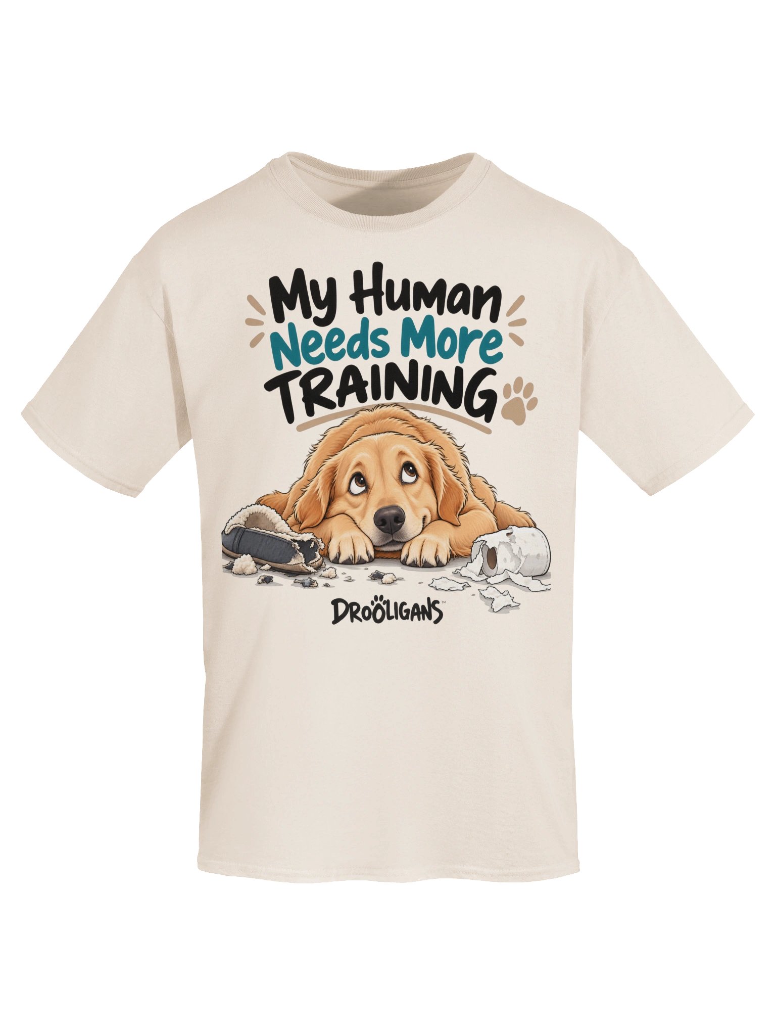 My Human Needs More Training – Funny Dog T-Shirt product image (5)