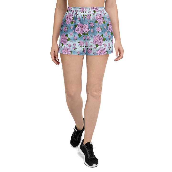 "Rhodies and Raindrops" HighWaist Shorts product image (1)
